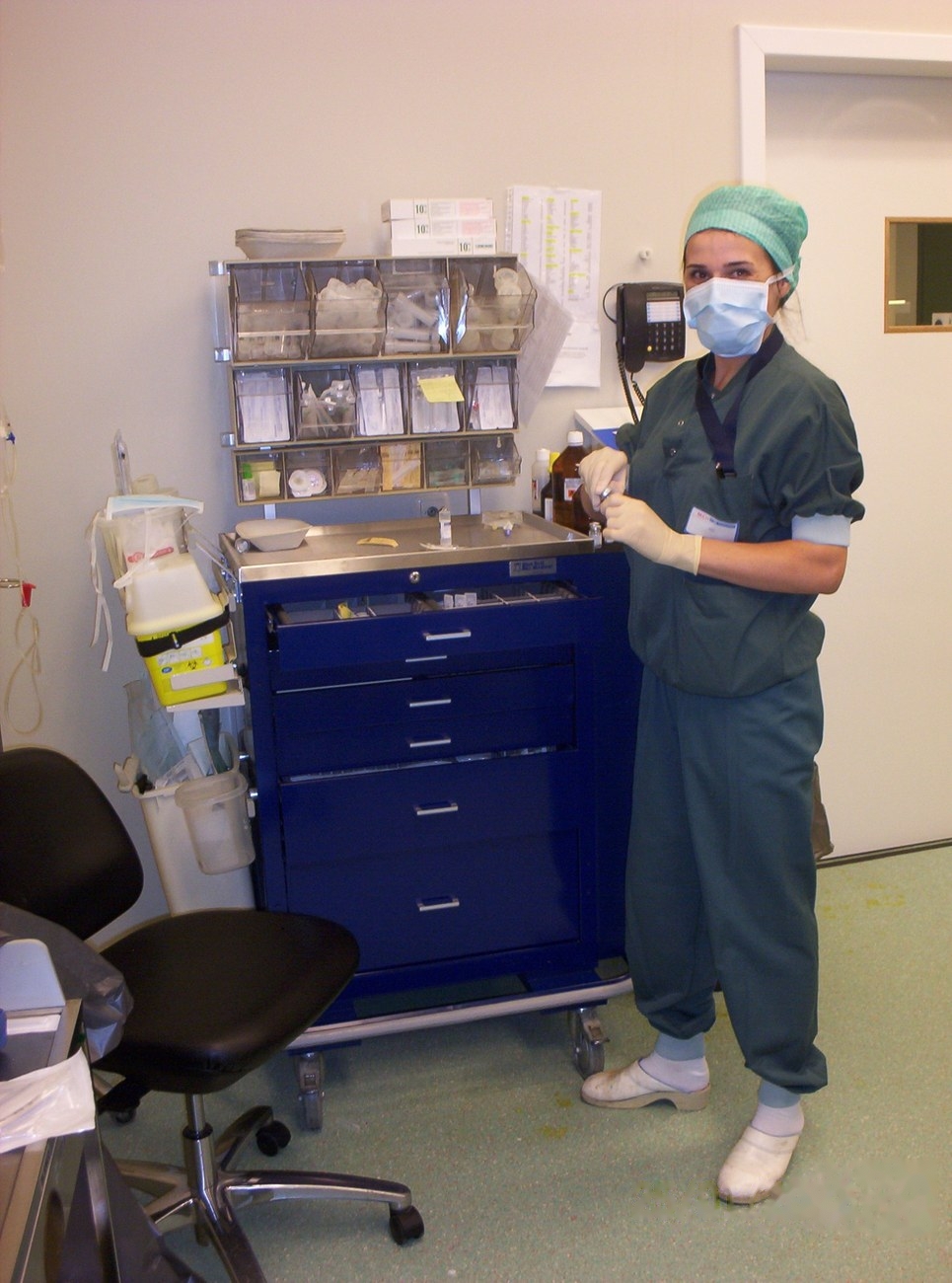 Dr. Hasanovic in de klinische werkomgeving
